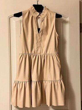 Vegan Leather Dress